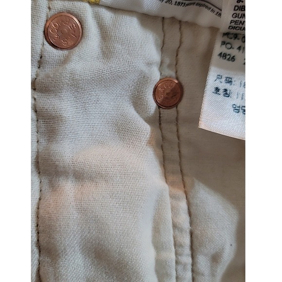 Levi's 501 93Yellow Button Fly Denim Jeans‎ W44 L32 - Picture 16 of 16